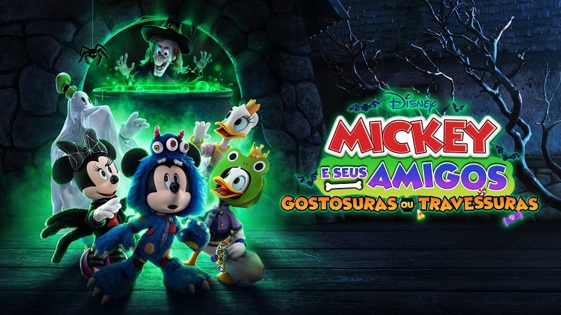 Mickey-e-Seus-Amigos-Gostosuras-ou-Travessuras Disney+ lança Um Chamado Natalino e final de Goosebumps