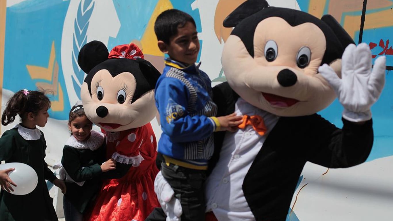 Minnie-e-Mickey-da-Faixa-de-Gaza A polêmica do Mickey anti-Israel lançado pelo Hamas na Faixa de Gaza