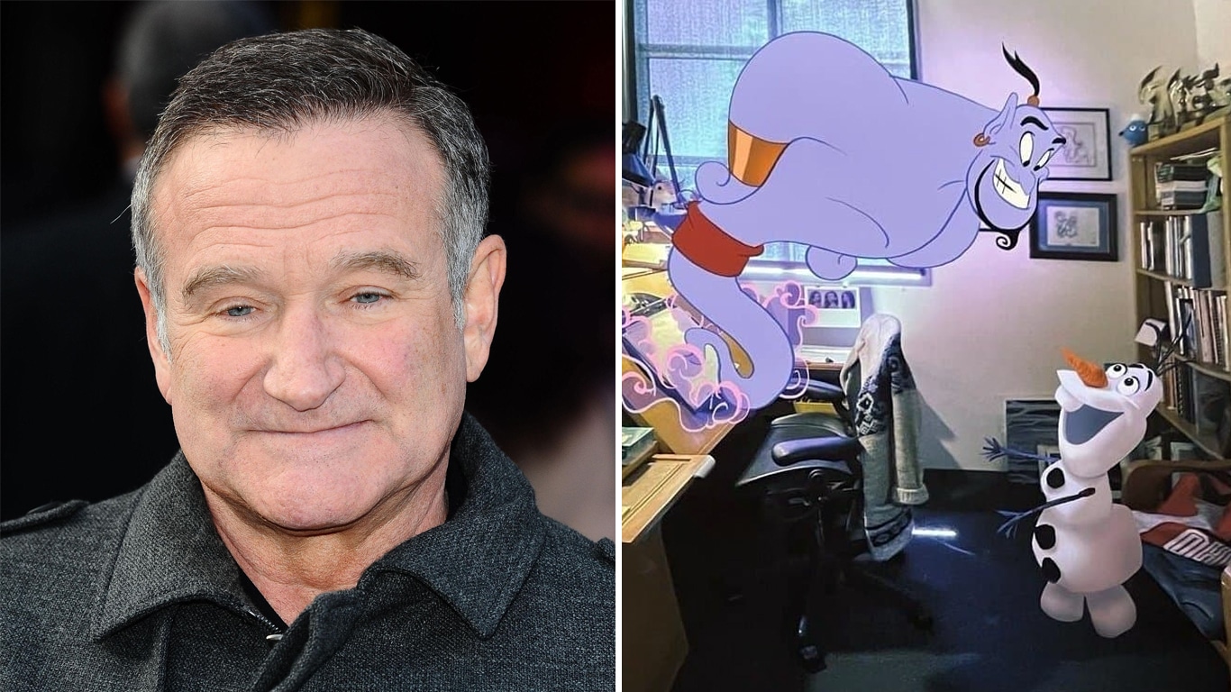 Robin-Williams-Era-uma-Vez-um-Estudio-Disney Como a Disney conseguiu usar a voz de Robin Williams em 'Era uma vez um Estúdio'?