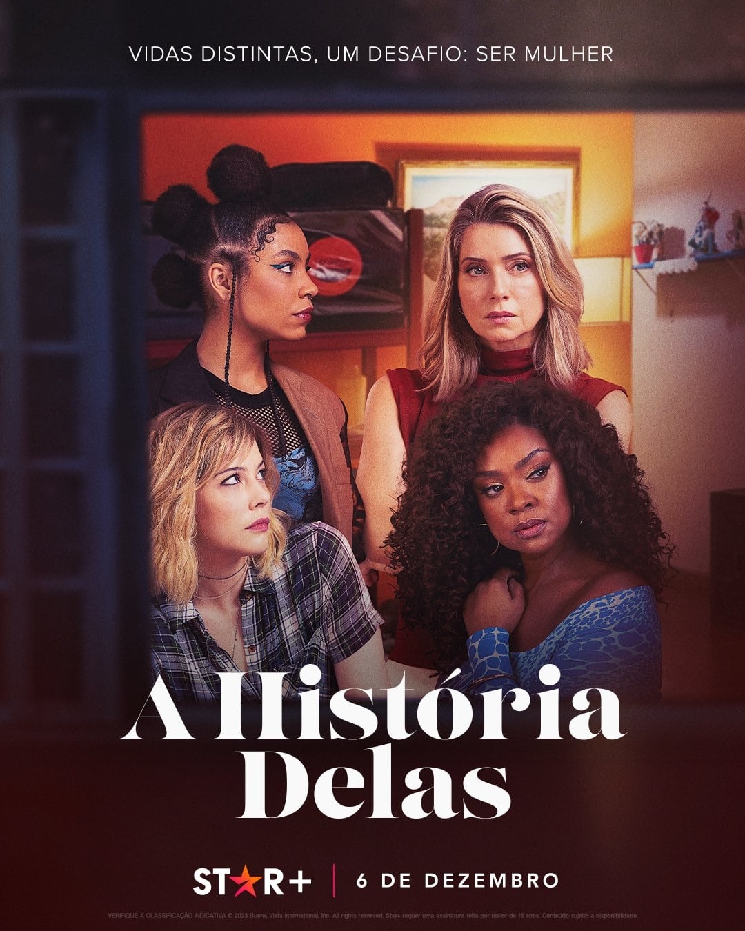 A-Historia-Delas-Poster A História Delas: Série com Cris Vianna, Letícia Spiller e Bia Arantes ganha trailer