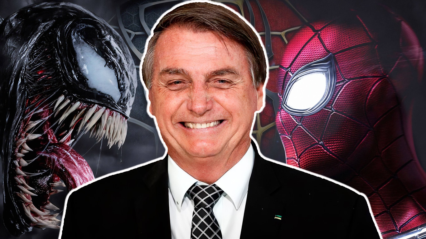 Bolsonaro-Venom Jair Bolsonaro aparece na lista de elenco de novo filme da Marvel