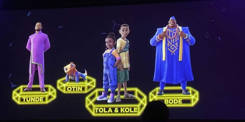 Iwaju-personagens Iwájú, a nova série animada da Disney, ganha data de estreia