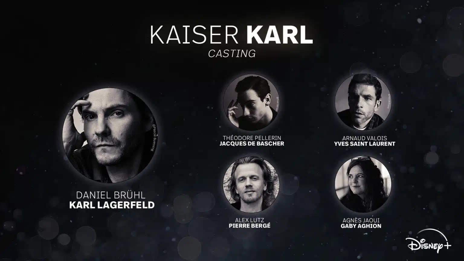 Kaiser-Karl-elenco Daniel Brühl aparece como Karl Lagerfeld em 1ª imagem da série 'Kaiser Karl'