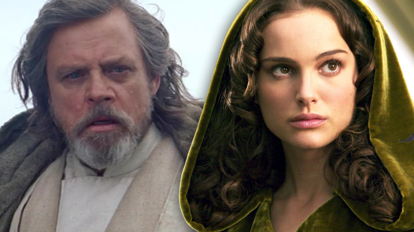 Luke-Skywalker-e-Padme-Amidala Luke Skywalker finalmente conheceu sua mãe no Globo de Ouro