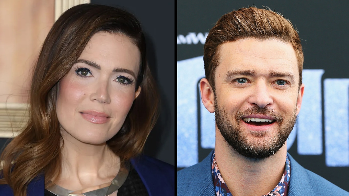 Mandy-Moore-e-Justin-Timberlake Mandy Moore relembra comentário constrangedor de Justin Timberlake sobre seus pés