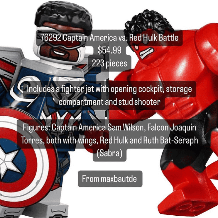 image LEGO revela spoiler de Capitão América 4 e confirma teoria