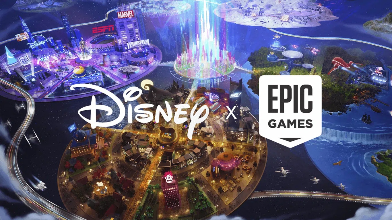 Disney-e-Epic-Games Epic Games recebe U$ 1,5 Bilhão da Disney para construir universo compartilhado