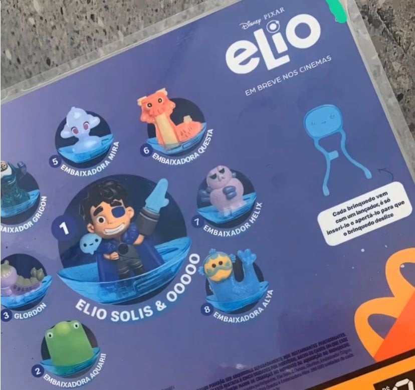 Elio-McDonalds Elio, da Pixar, é a nova coleção de brinquedos do McLanche Feliz