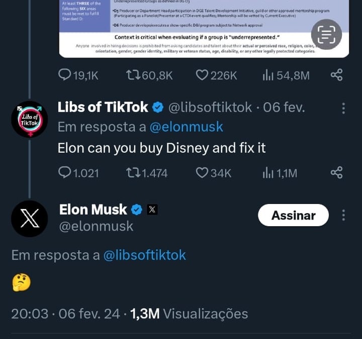 Elon-Musk-no-Twitter Elon Musk realmente vai comprar a Disney?