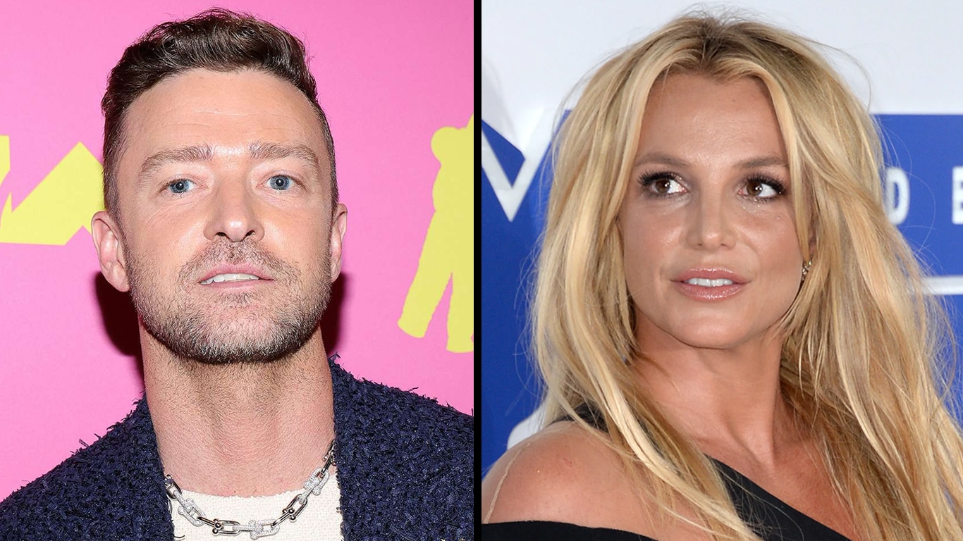 Justin-Timberlake-e-Britney-Spears Clima esquenta entre Britney Spears e Justin Timberlake: 'vai chorar pra sua mãe?'