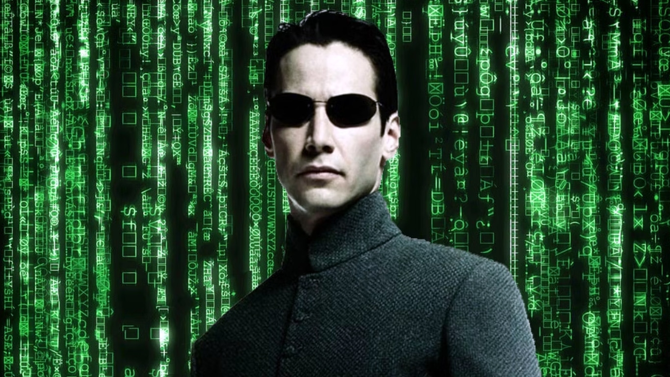 Matrix-Neo Os códigos verdes em Matrix são na verdade receitas de sushi