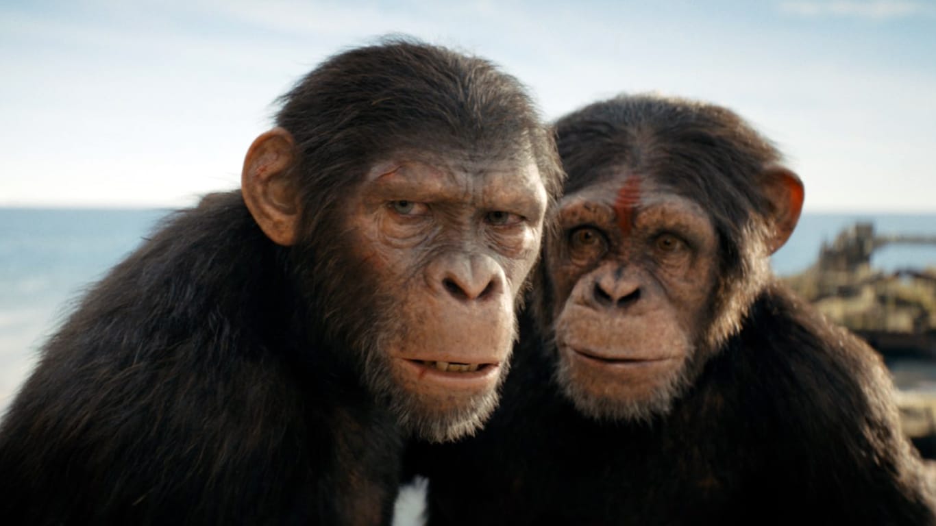 Planeta-dos-Macacos-O-Reinado Planeta dos Macacos entra em uma nova Era no trailer de 'O Reinado'