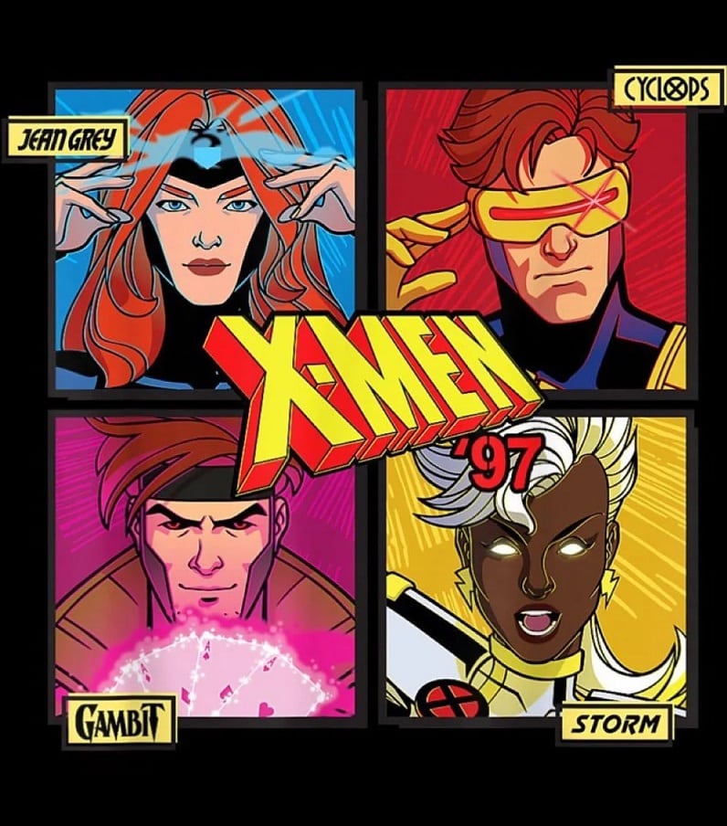 X-Men-97-Jean-Grey-Ciclope-Gambit-e-Tempestade X-Men '97: Primeiro vazamento revela estilo da animação