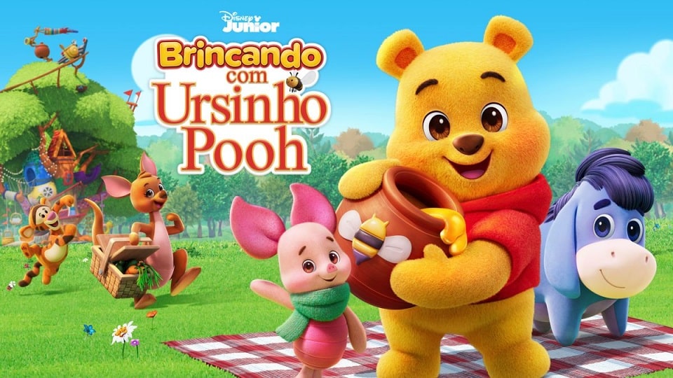 Brincando-com-o-Ursinho-Pooh Disney+ lança episódios de Brincando com o Ursinho Pooh