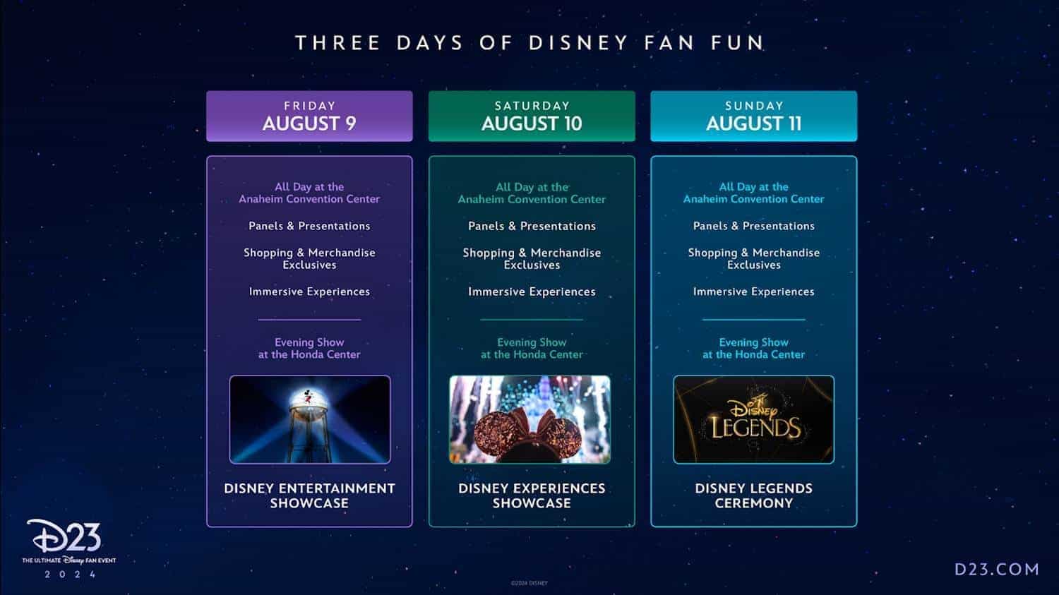 D23-programacao Disney revela programação e novidades para a D23 Expo 2024