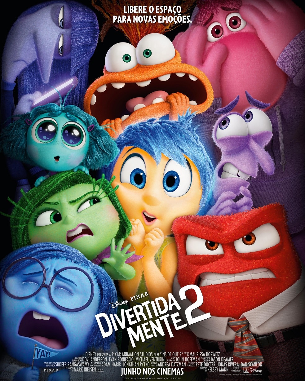 Divertida-Mente-2-Poster Trailer oficial de Divertida Mente 2 abre espaço para as novas emoções; confira!