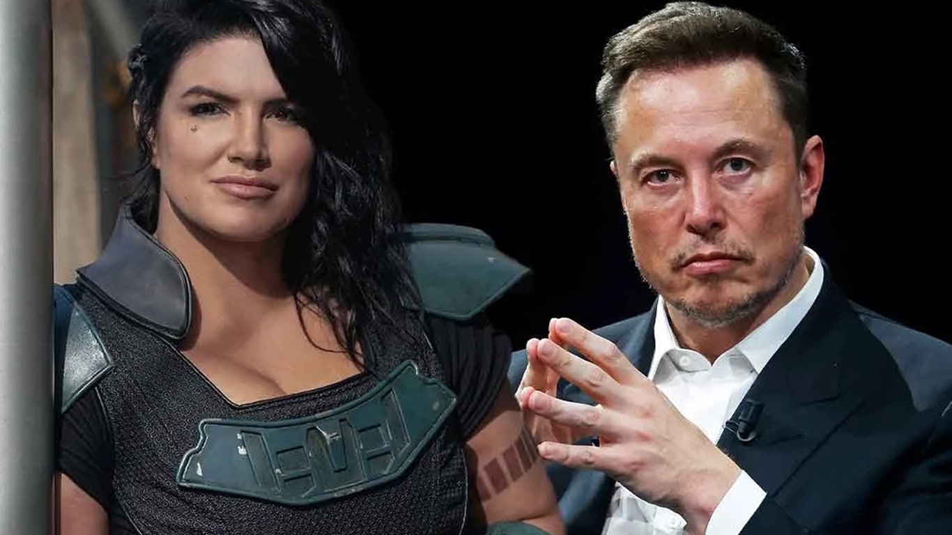Gina-Carno-e-Elon-Musk Gina Carano compara Elon Musk ao Batman e comenta processo contra a Disney