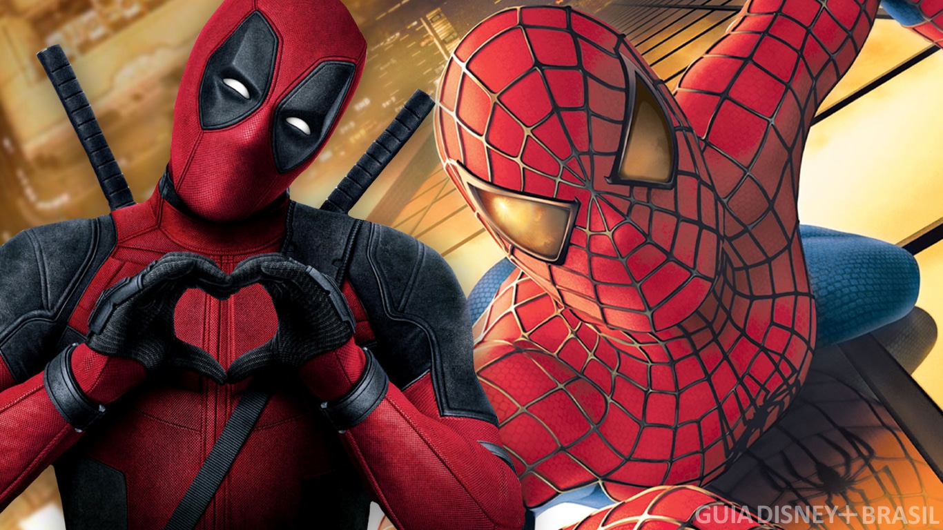Deadpool-e-Homem-Aranha Deadpool & Wolverine tem cena idêntica a filme do Homem-Aranha