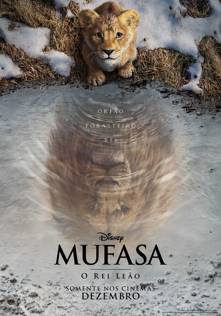 Poster-Mufasa-O-Rei-Leao Mufasa: O Rei Leão tem primeiro trailer oficial liberado pela Disney