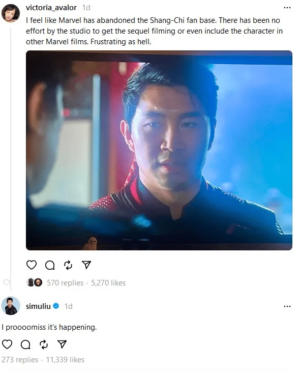 image-1 Simu Liu atualiza os fãs sobre Shang-Chi 2, da Marvel Studios
