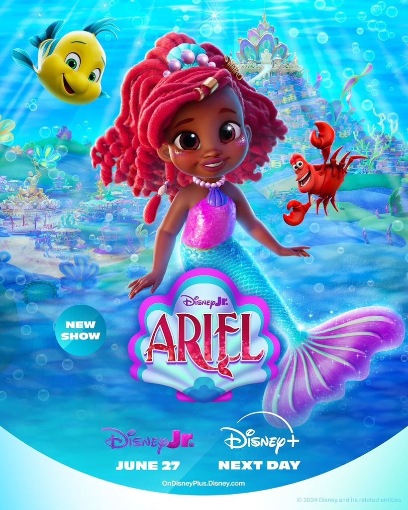 Ariel-Poster Ariel | Disney revela data da série animada da Pequena Sereia