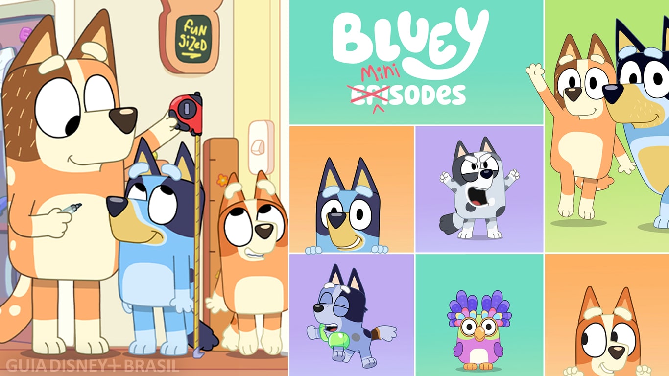 Bluey-Minisodes-1 Bluey vai lançar 20 mini episódios no Disney+