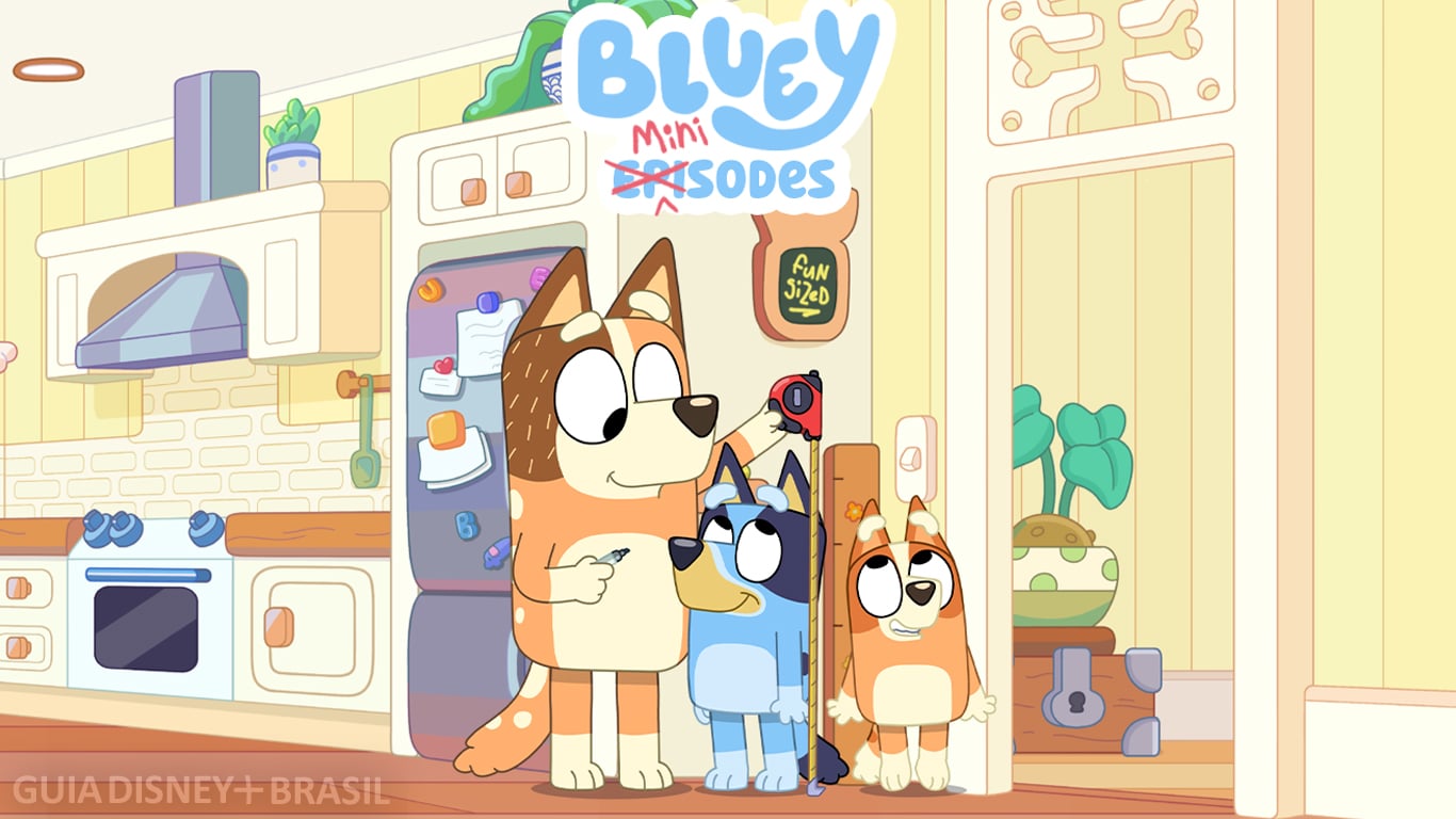 Bluey-Minisodes-2 Disney+ confirma Pequenas Histórias com Bluey no Brasil