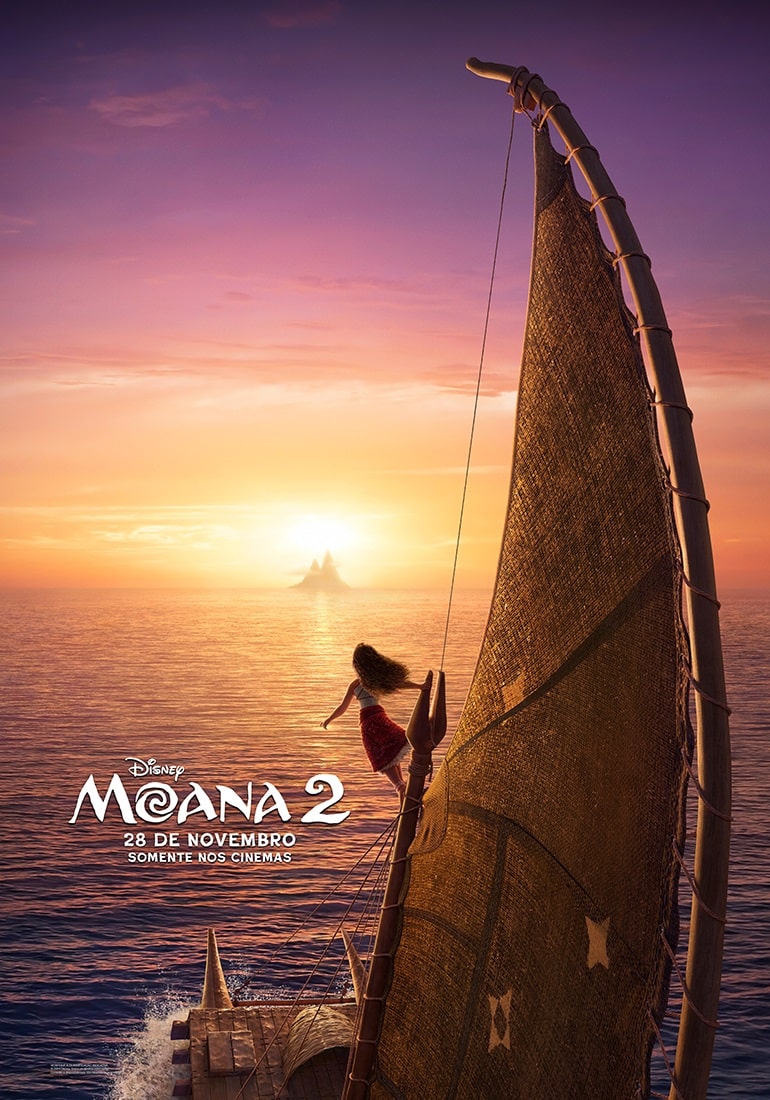 Moana-2-poster Primeiro trailer de Moana 2 promete aventura épica na Oceania