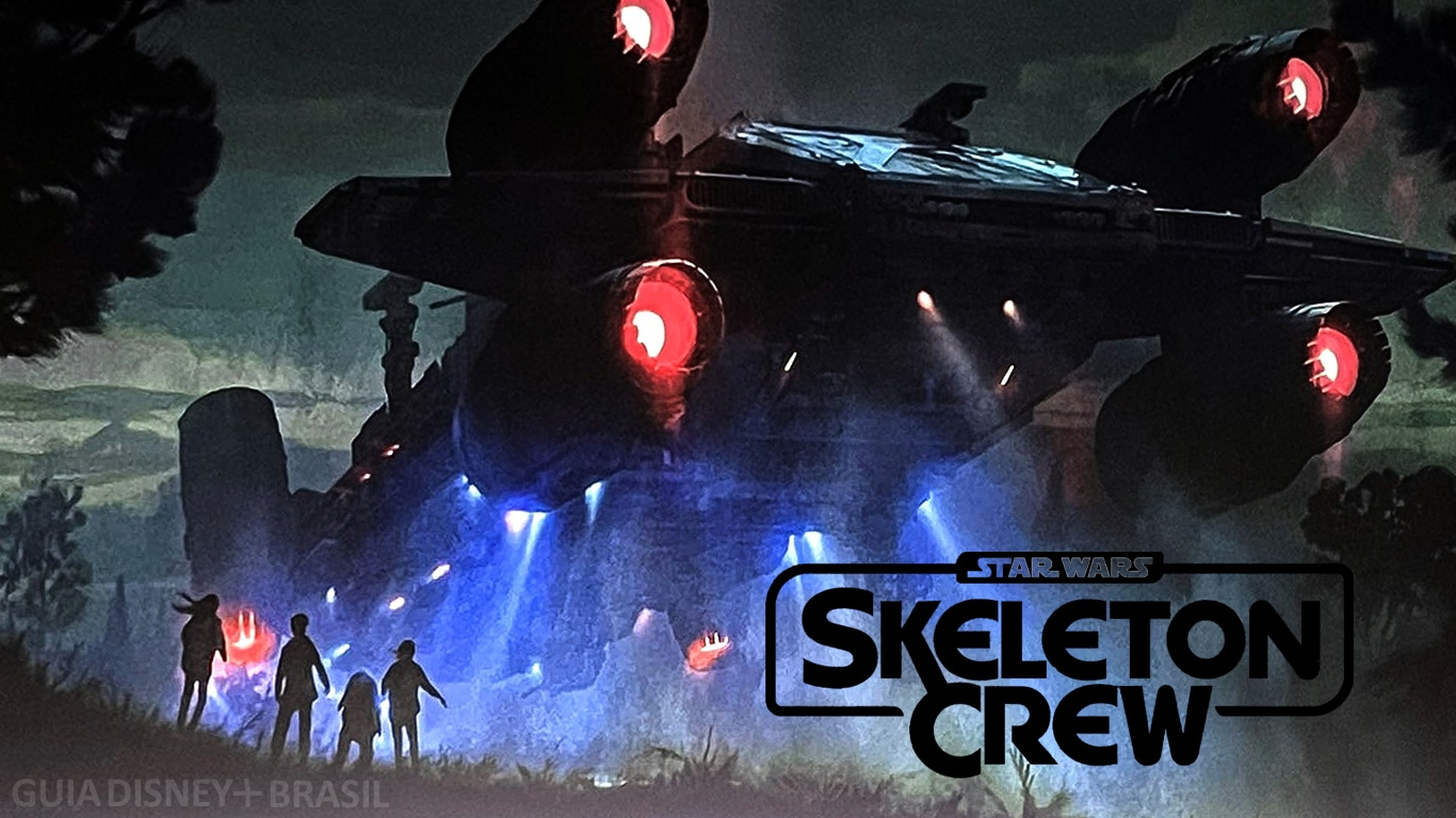 Star-Wars-Skeleton-Crew-Logo Lenda de Star Wars fará cenas em stop motion de Skeleton Crew