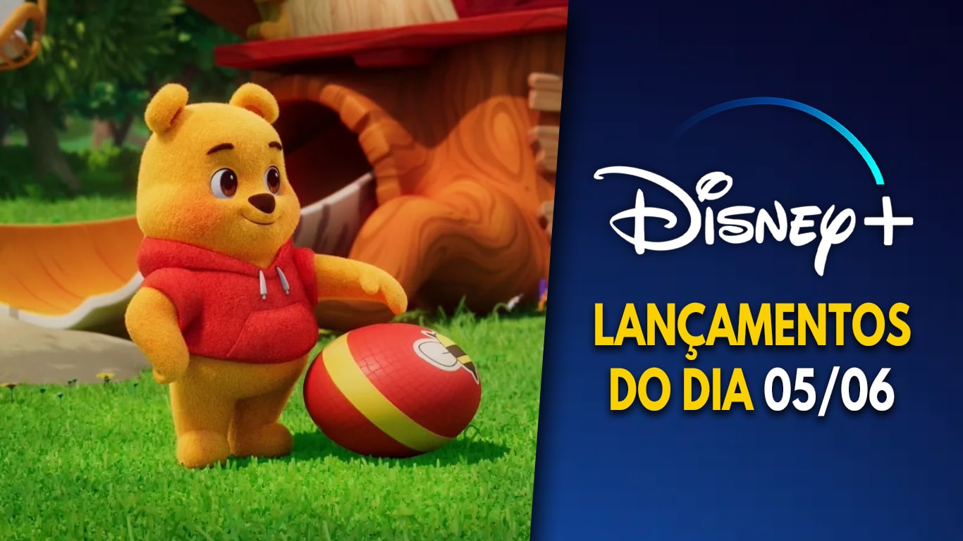 Lancamentos-DisneyPlus-do-dia-05-06-2024 Disney+ lança episódios de Brincando com o Ursinho Pooh