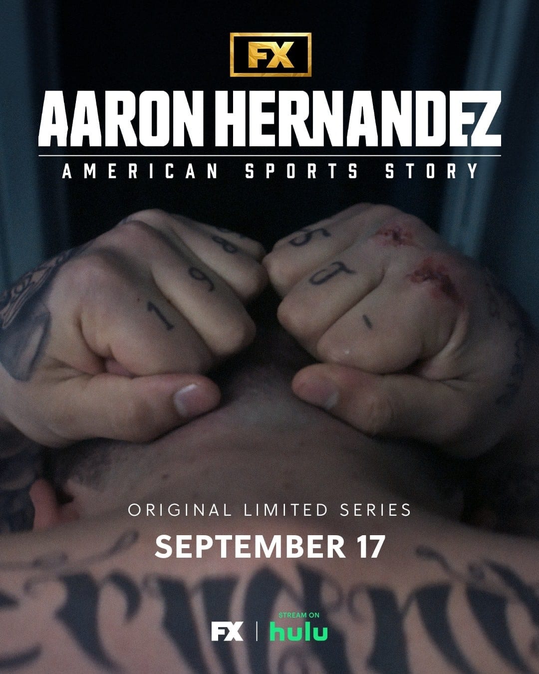 American-Sports-Story-Aaron-Hernandez-Poster American Sports Story: Aaron Hernandez ganha data de estreia