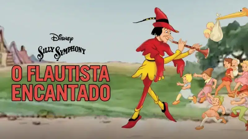 O-Flautista-Encantado-Disney Desde 1927: Conheça os 50 Desenhos mais antigos do Disney+