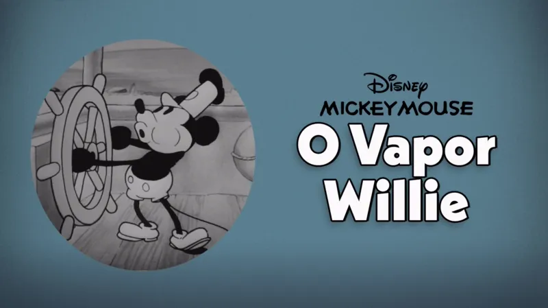 O-Vapor-Willie Desde 1927: Conheça os 50 Desenhos mais antigos do Disney+