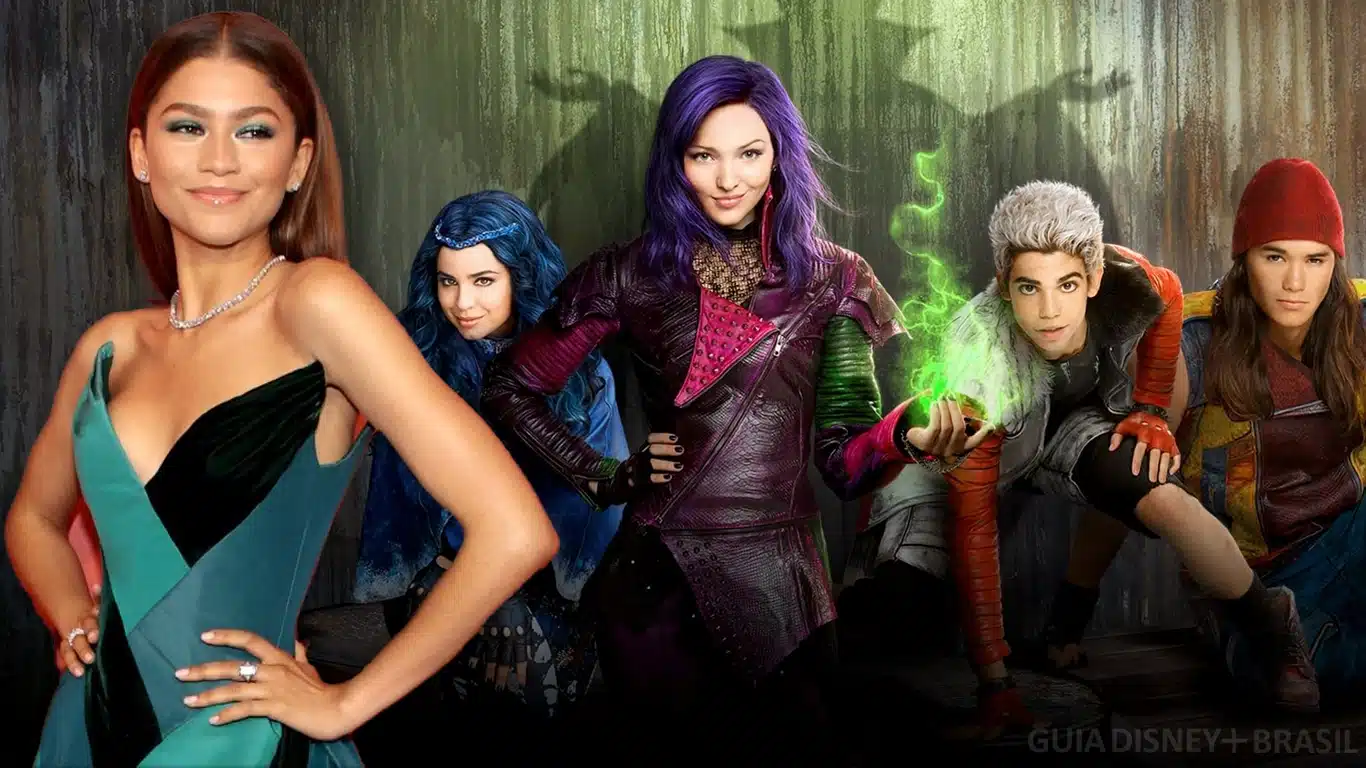 Zendaya-Descendentes Zendaya foi rejeitada várias vezes em Descendentes