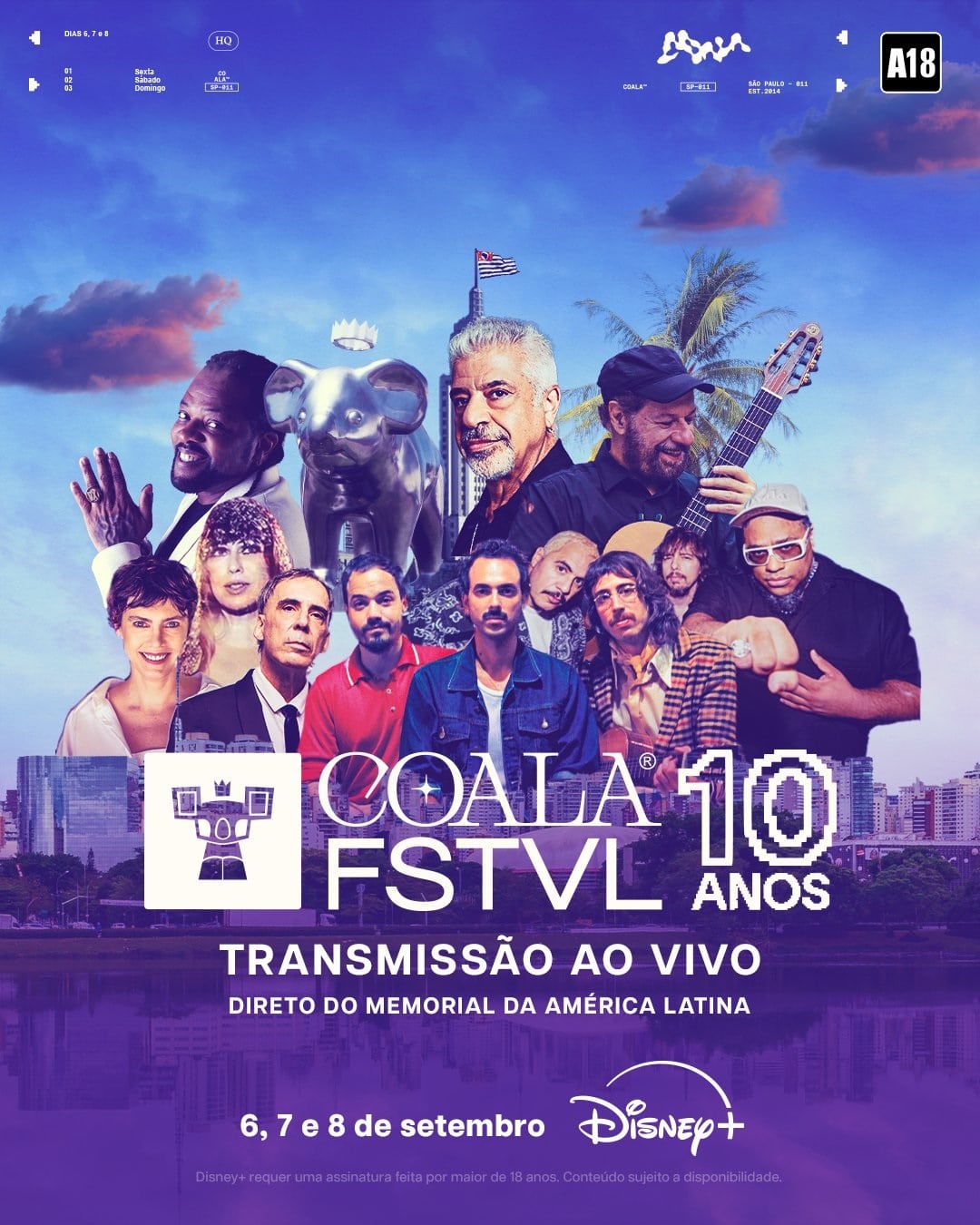 Coala-Festival-Disney-Plus 3 dias de música brasileira no Disney+: Coala Festival ao vivo