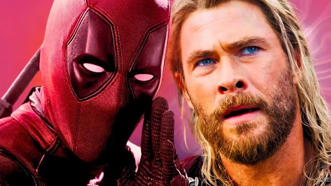 Deadpool-e-Thor Thor chorando em Deadpool & Wolverine não foi ordem da Marvel