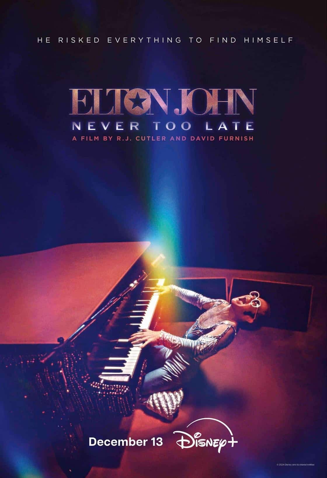 Elton-John-Never-Too-Late-Poster Never Too Late: Elton John relembra altos e baixos da carreira em novo especial