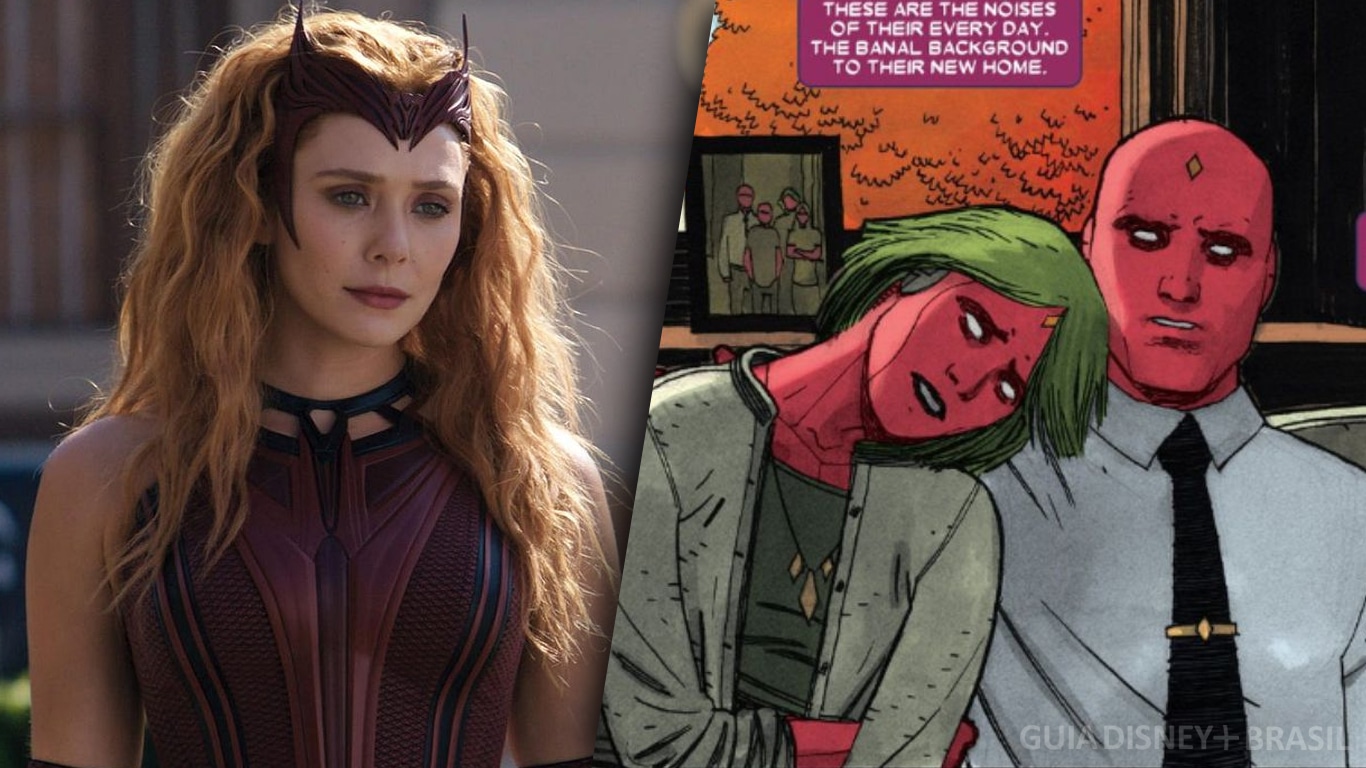 Feiticeira-Escarlate-e-Virginia-Vision Elizabeth Olsen pode voltar ao MCU como Virginia Vision e não Wanda Maximoff