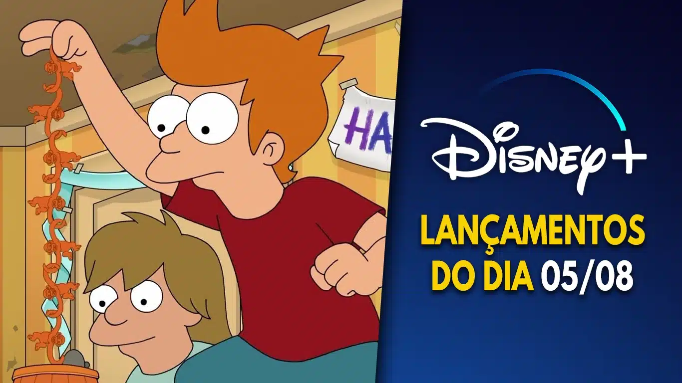 Lancamentos-DisneyPlus-do-dia-05-08-2024 Futurama lança episódio 'Jogos Infantis' no Disney+