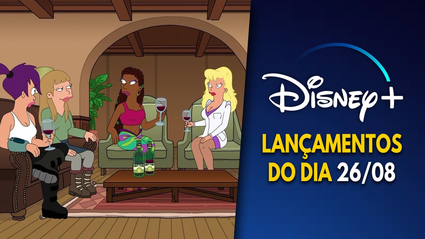 Lancamentos-DisneyPlus-do-dia-26-08-2024 Futurama lança episódio 'Um é Silício e o Outro Ouro'