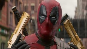 Deadpool pistolas de ouro