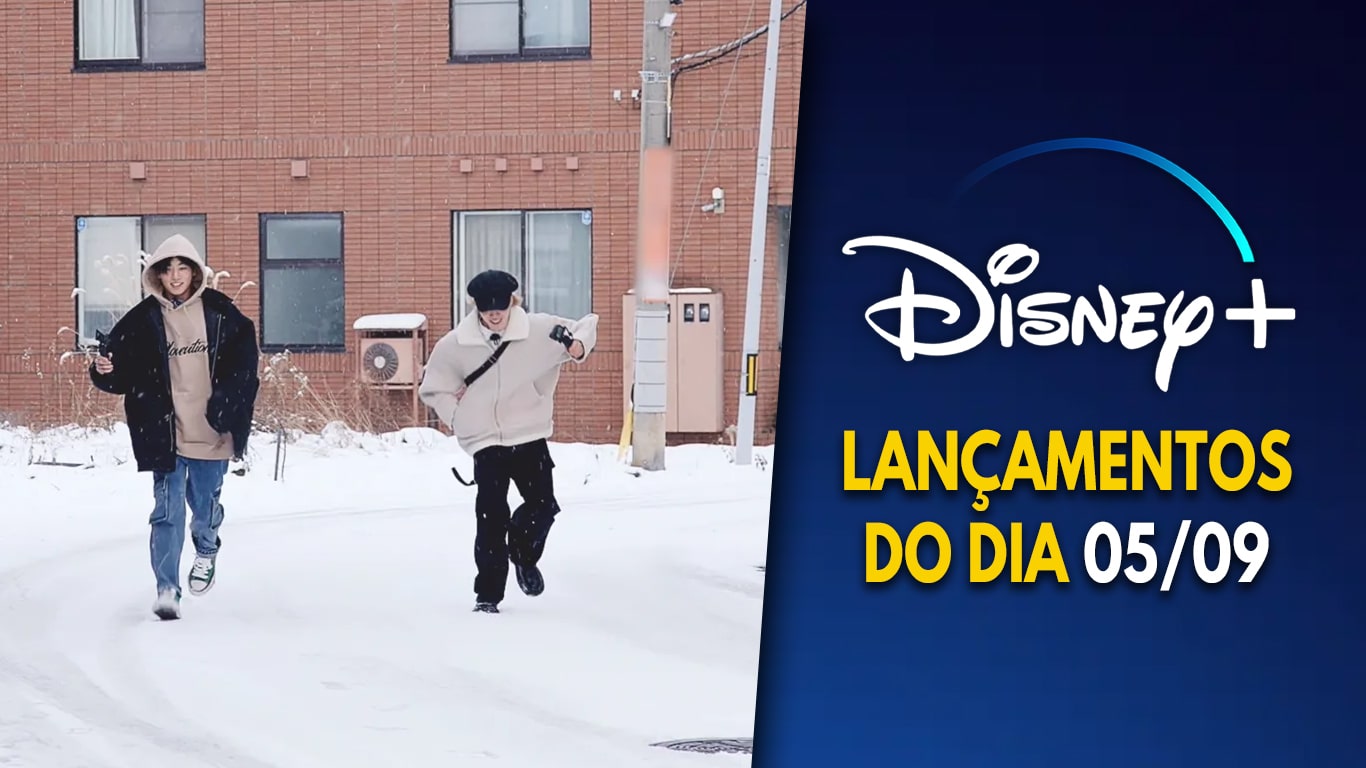 Lancamentos-Disney-Plus-do-dia-05-09-2024 Jung Kook e Jimin exploram Sapporo no 6º episódio de Are You Sure?!