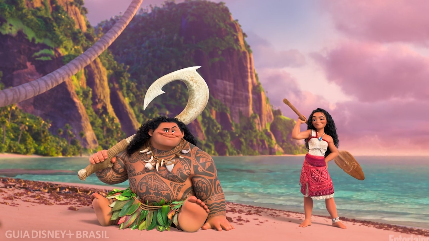 Maui-e-Moana Quem é Nalo, o deus das tempestades e vilão de Moana 2