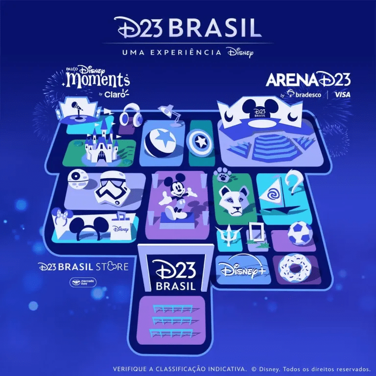 image-21 Disney divulga mapa da D23 Brasil: Espaços, atrações e muito mais