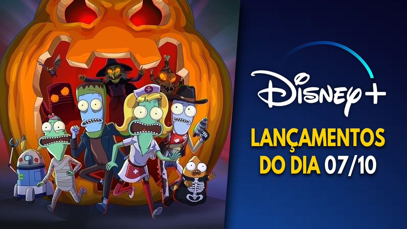 Lancamentos-Disney-Plus-do-dia-07-10-2024 Chegaram novos episódios de Solar Opposites e Pequenas Histórias com Bluey