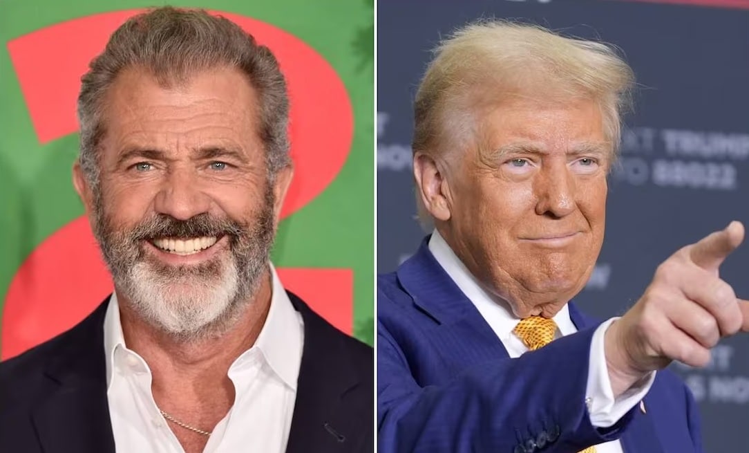 Mel-Gibson-e-Donald-Trump Scarlett Johansson reúne os Vingadores para apoiar Kamala Harris contra Donald Trump