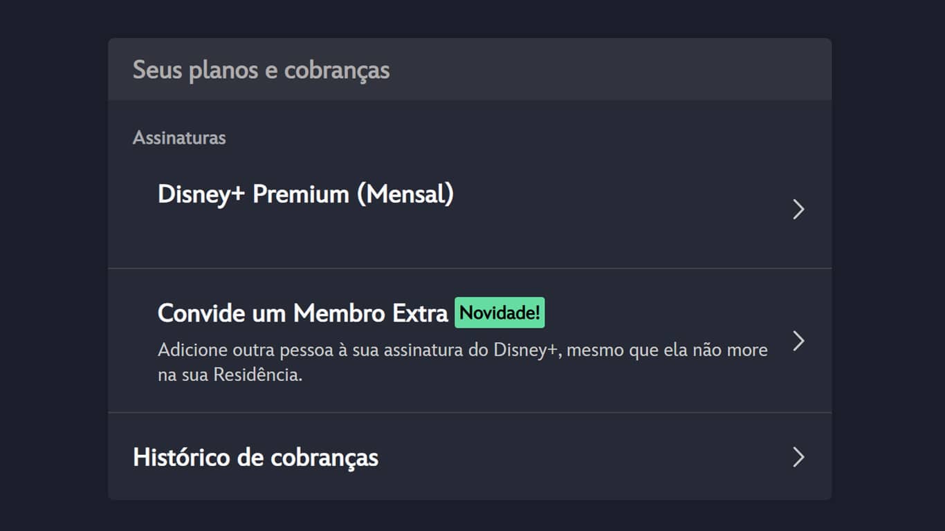 Membro-Extra-Disney-Plus Quando custa adicionar um Membro Extra na assinatura do Disney+?