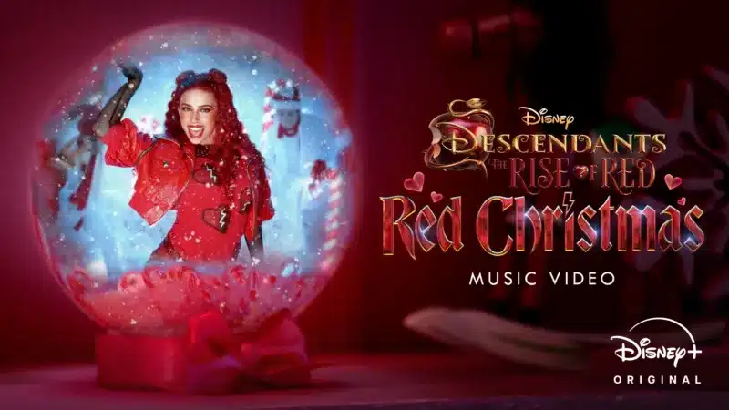 Music-Video-Red-Christmas-Descendants-The-Rise-of-Red Confira as 6 novidades de hoje no Disney+, incluindo O Dia do Chacal