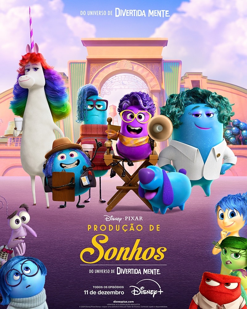 Producao-de-Sonhos-Poster Trailer de "Produção de Sonhos" retorna ao mundo de "Divertida Mente"