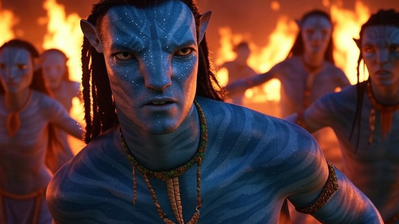 Avatar-Fogo-e-Cinza Zoe Saldaña explica como o luto afetará a família Sully em "Avatar: Fogo e Cinza"